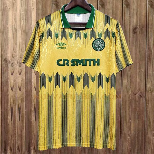 segunda camiseta celtic 1989-1991 yellow hombre