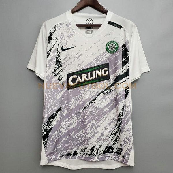 segunda camiseta celtic 2007-2008 blanco hombre