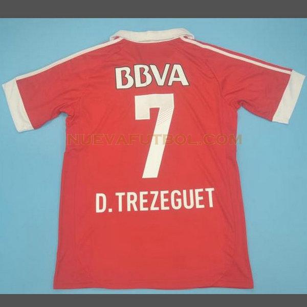 segunda camiseta d.trezeguet 7 river plate 2012-2013 rojo hombre
