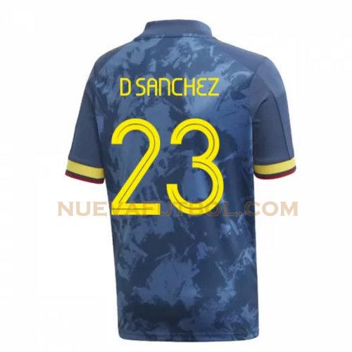 segunda camiseta d sanchez 23 colombia 2020 hombre