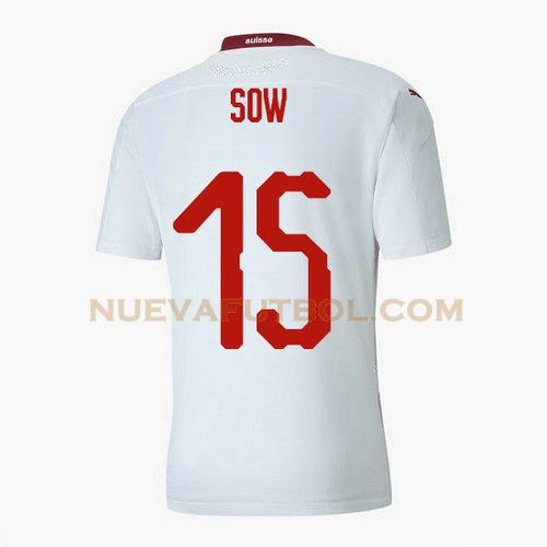 segunda camiseta djibril sow 15 suiza 2020 hombre