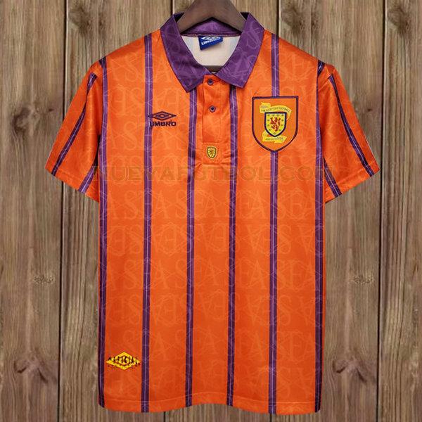 segunda camiseta escocia 1993-1994 orange hombre