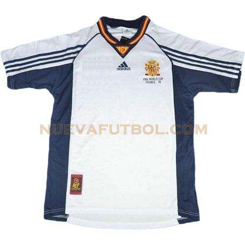 segunda camiseta españa copa mundial 1998 hombre
