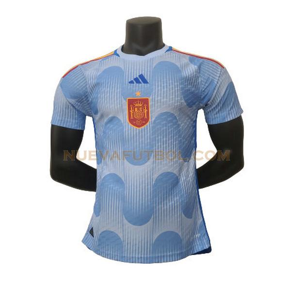 segunda camiseta españa player 2022 azul hombre