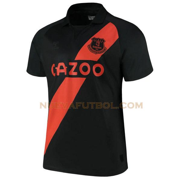 segunda camiseta everton 2021 2022 negro hombre