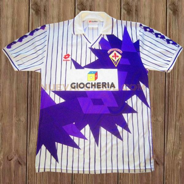 segunda camiseta fiorentina 1991-1992 blanco hombre