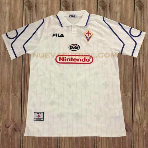 segunda camiseta fiorentina 1997-1998 blanco hombre