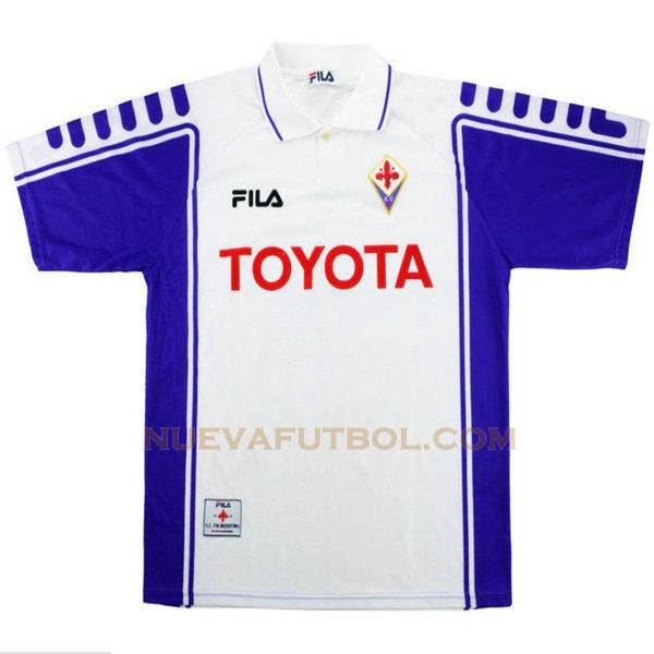 segunda camiseta fiorentina 1999-2000 blanco hombre