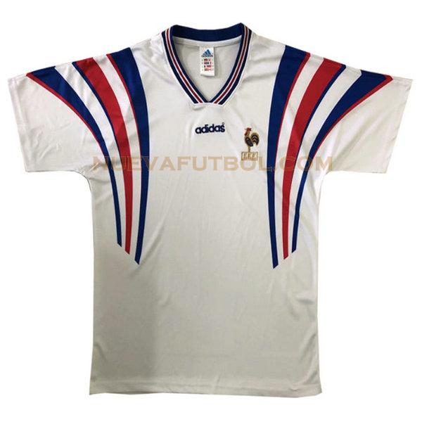 segunda camiseta francia 1996 blanco hombre