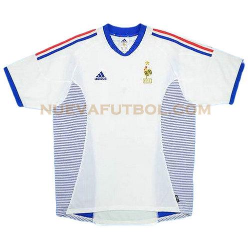 segunda camiseta francia copa mundial 2002 hombre