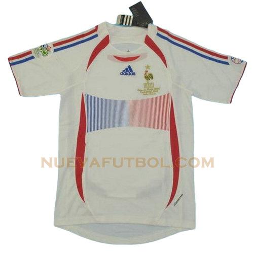 segunda camiseta francia copa mundial 2006 hombre