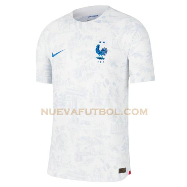 segunda camiseta francia tailandia 2022 blanco hombre