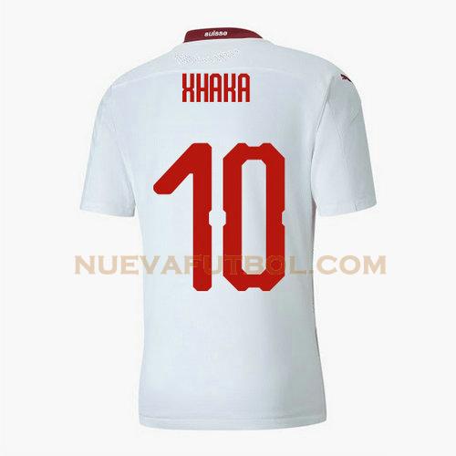segunda camiseta granit xhaka 10 suiza 2020 hombre