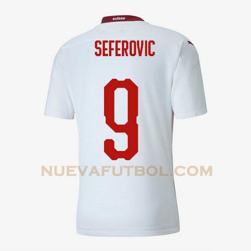 segunda camiseta haris seferovic 9 suiza 2020 hombre