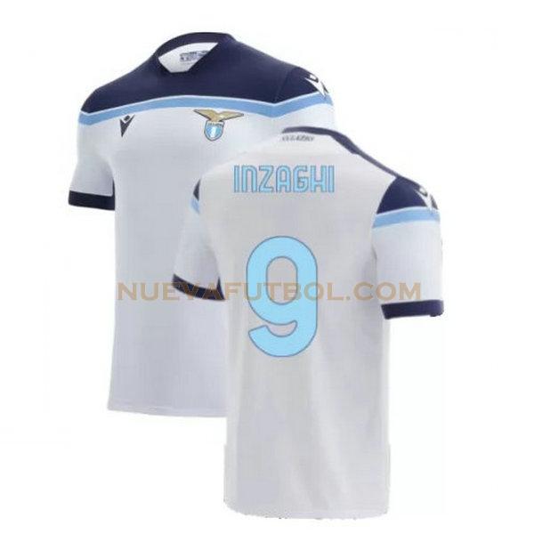 segunda camiseta inzaghi 9 lazio 2021 2022 blanco hombre