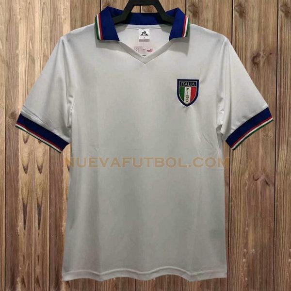 segunda camiseta italia 1982 blanco hombre