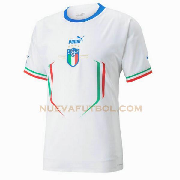 segunda camiseta italia 2022 2023 blanco hombre