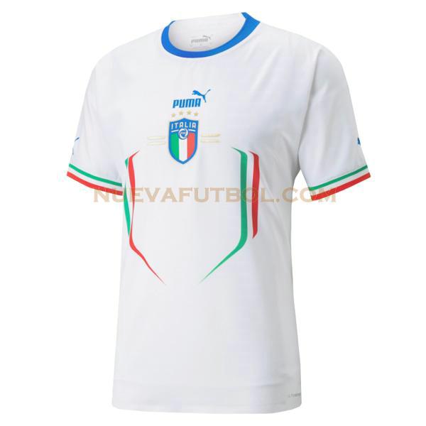 segunda camiseta italia 2022 blanco hombre