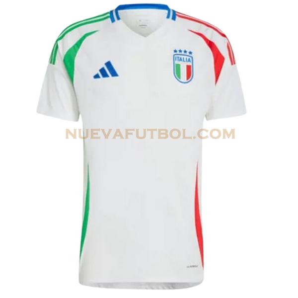 segunda camiseta italia 2024 blanco hombre