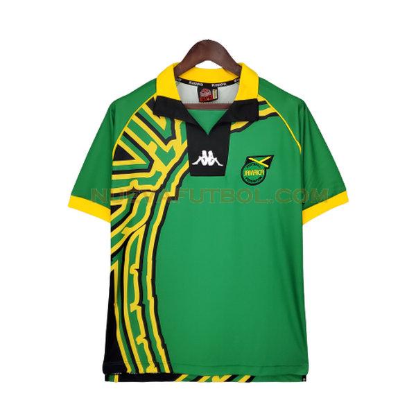 segunda camiseta jamaica 1998 verde hombre