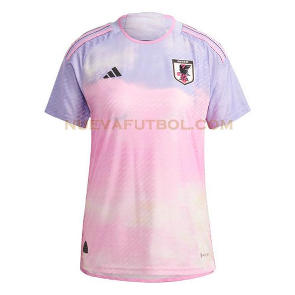 segunda camiseta japón 2023 rosa mujer