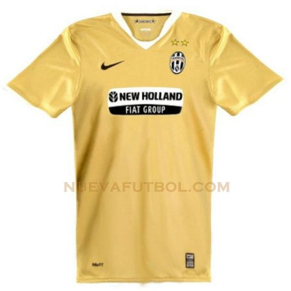 segunda camiseta juventus 2008-2009 amarillo hombre