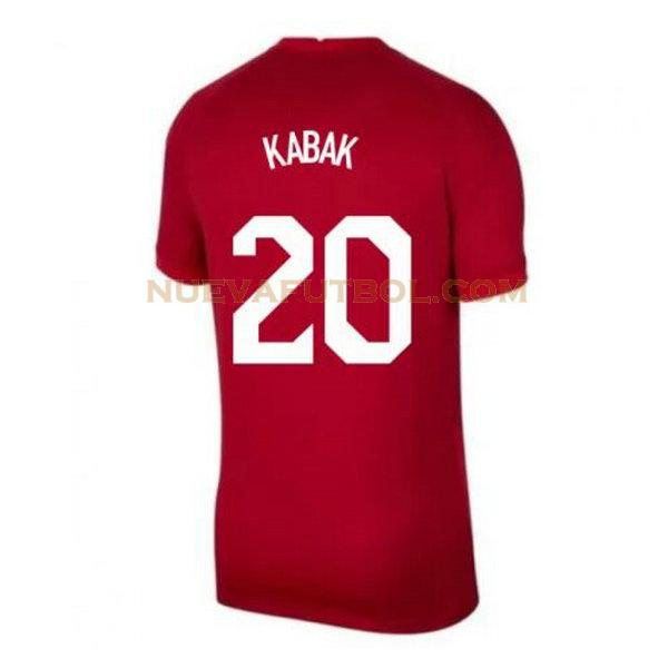 segunda camiseta kabak 20 turquía 2020 hombre
