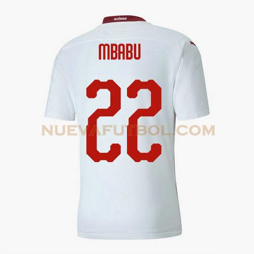 segunda camiseta kevin mbabu 22 suiza 2020 hombre