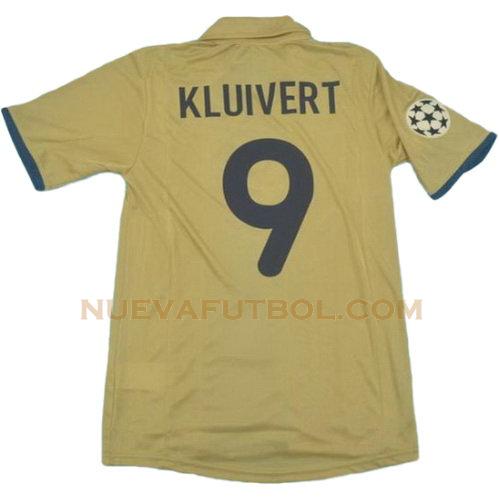 segunda camiseta kluivert 9 barcelona 2002 hombre