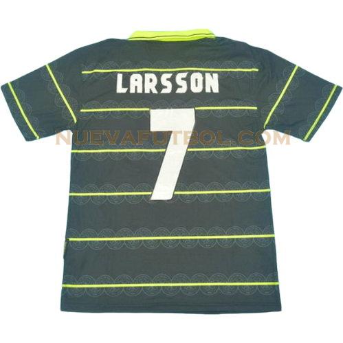 segunda camiseta larsson 7 celtic 1996-1997 hombre
