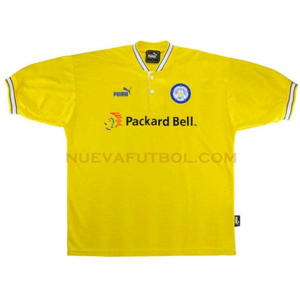 segunda camiseta leeds united 1996-1999 amarillo hombre