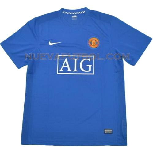 segunda camiseta manchester united 2008-2009 hombre