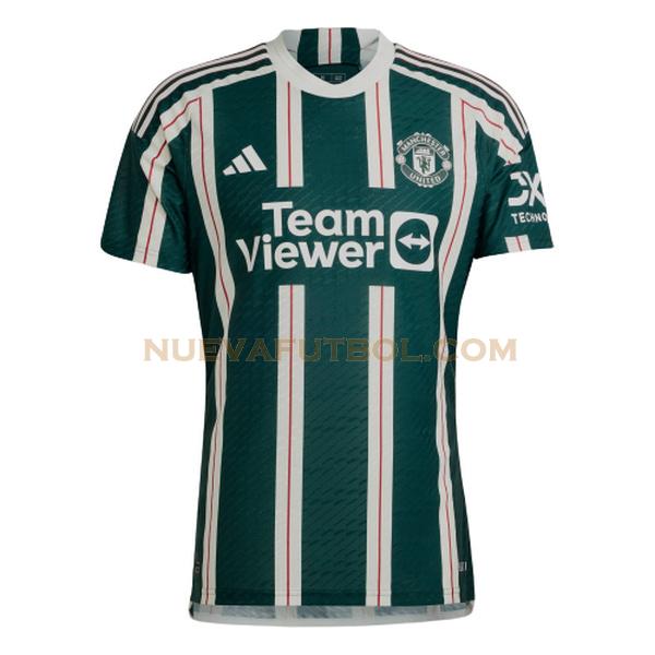 segunda camiseta manchester united 2023 2024 verde hombre