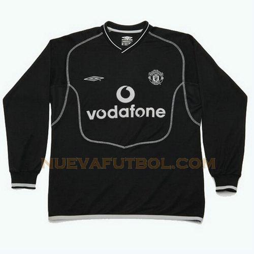 segunda camiseta manchester united ml 2000 2002 hombre