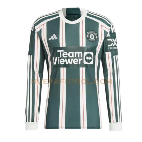 segunda camiseta manchester united ml 2023 2024 verde hombre