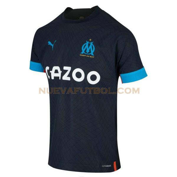 segunda camiseta marsella 2022 2023 azul hombre