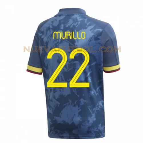 segunda camiseta murillo 22 colombia 2020 hombre