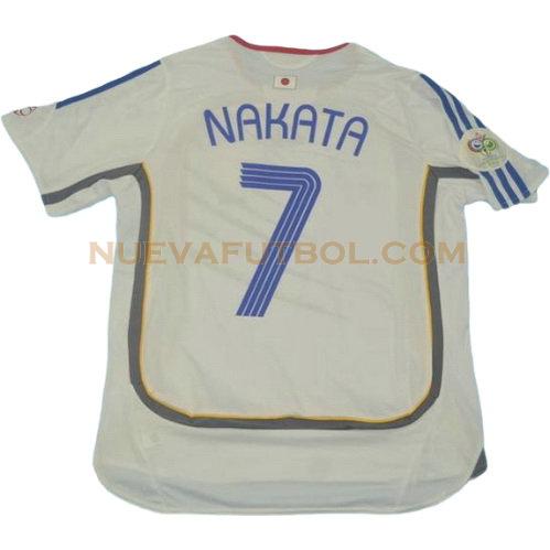 segunda camiseta nakata 7 japón copa mundial 2006 hombre