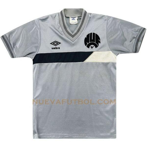 segunda camiseta newcastle united 1985-1988 gris