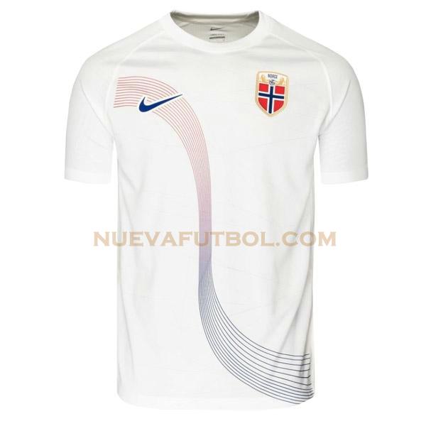 segunda camiseta noruega tailandia 2022 blanco hombre