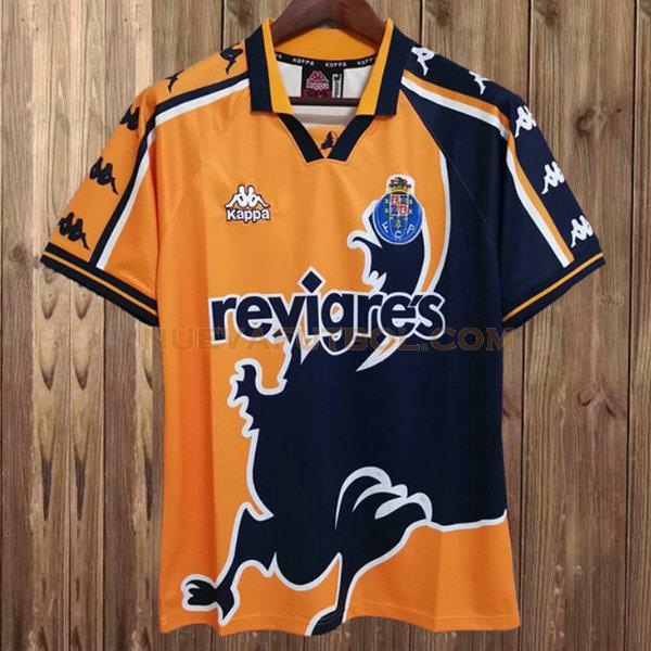 segunda camiseta oporto 1997-1999 orange hombre