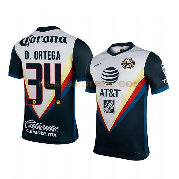 segunda camiseta oscar ortega 34 club américa 2020-2021 hombre