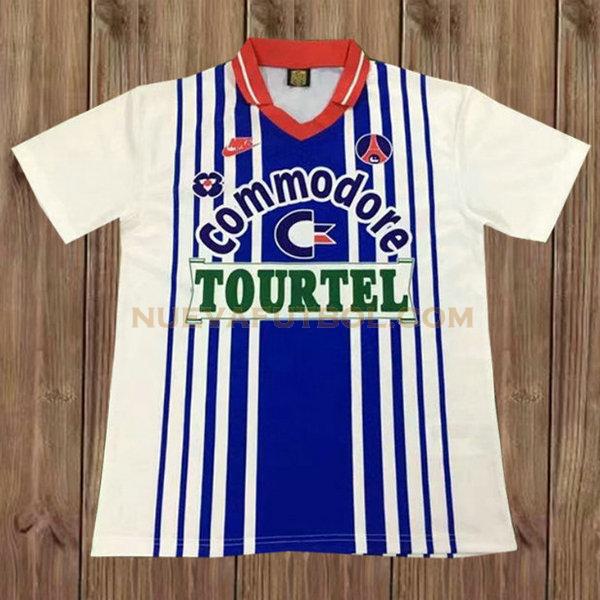 segunda camiseta paris saint germain 1993-1994 blanco