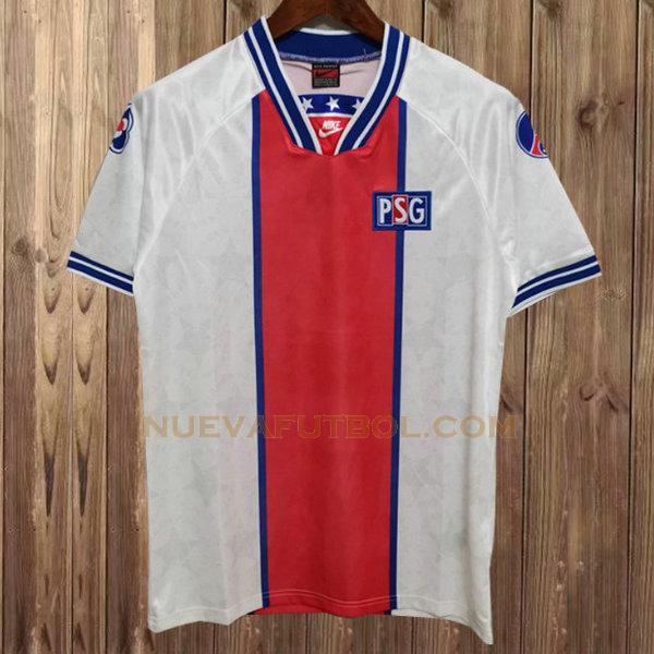segunda camiseta paris saint germain 1994-1995 blanco