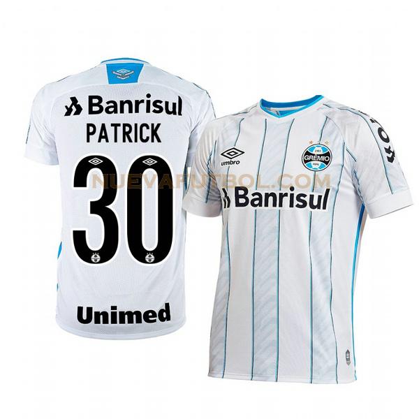 segunda camiseta patrick 30 grêmio fbpa 2020-2021 hombre