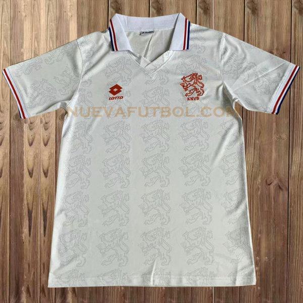 segunda camiseta países bajos 1994 blanco