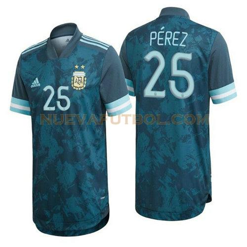 segunda camiseta pezzella 25 argentina 2020 hombre