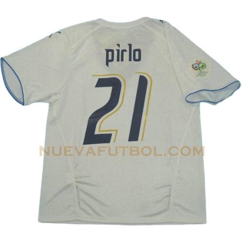 segunda camiseta pirlo 21 italia copa mundial 2006 hombre