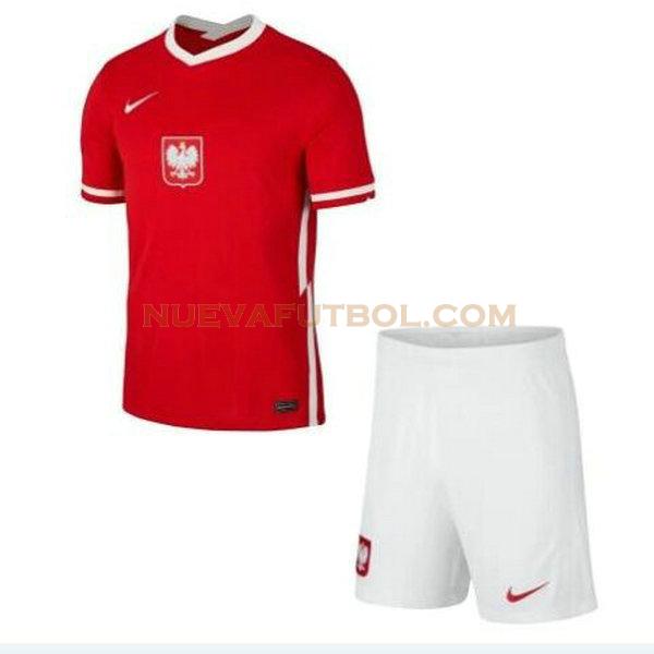segunda camiseta polonia 2021 2022 rojo niño