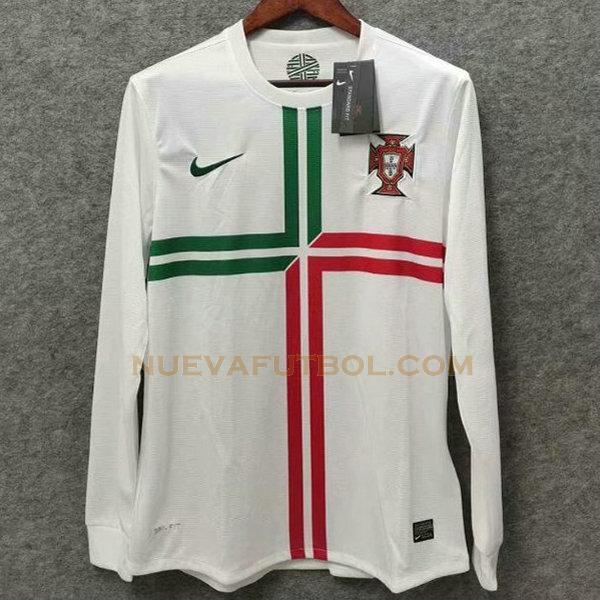 segunda camiseta portugal 2012 blanco